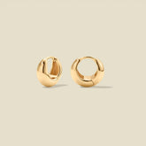 Gloss Huggie Hoop Earrings | Final Sale
