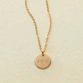 Love Disc Necklace