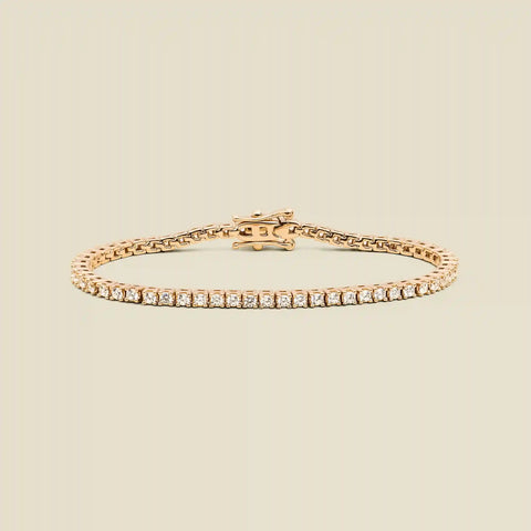 CZ Prong-Set Tennis Bracelet