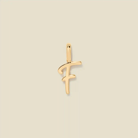 Script Initial F Charm