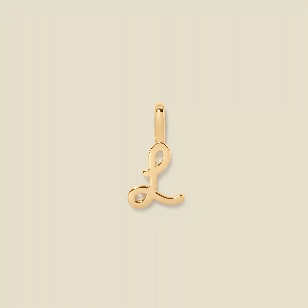 Script Initial L Charm