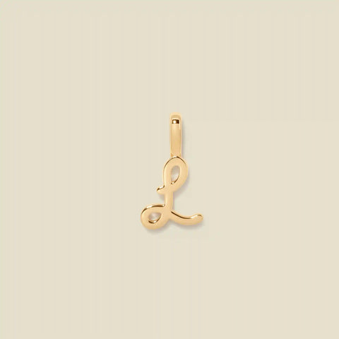 Script Initial L Charm