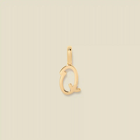 Script Initial Q Charm