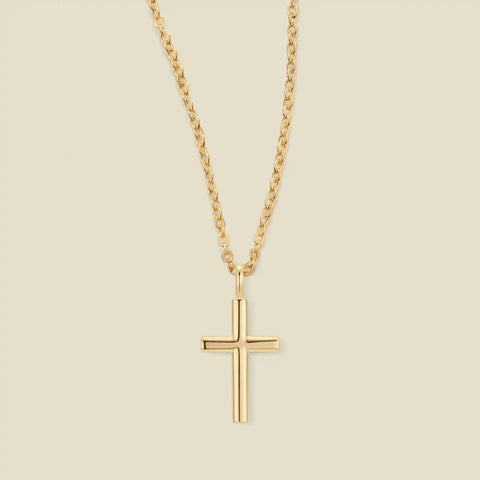 Rounded Cross Necklace