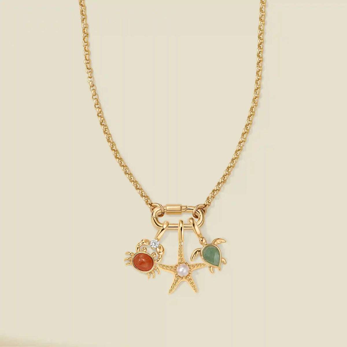 Low Tide Charm Necklace Set