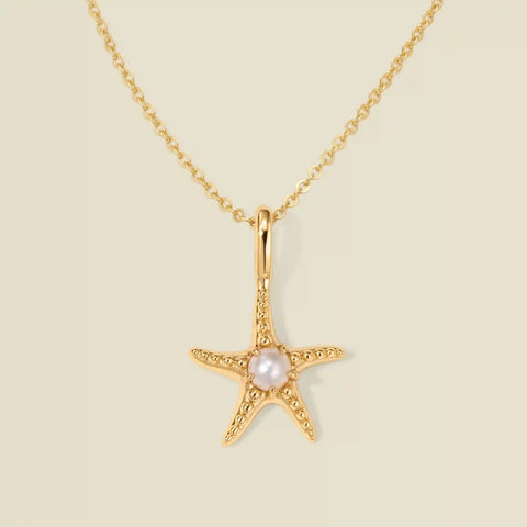 Starfish Charm Necklace