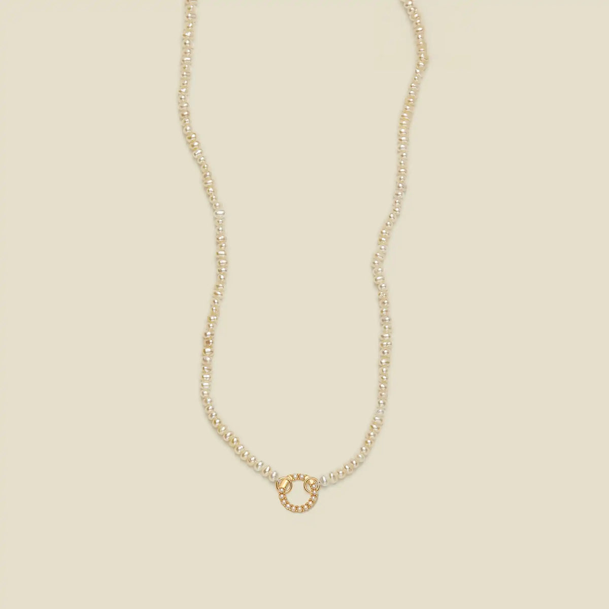 Pearl Strand Charm Necklace | Final Sale