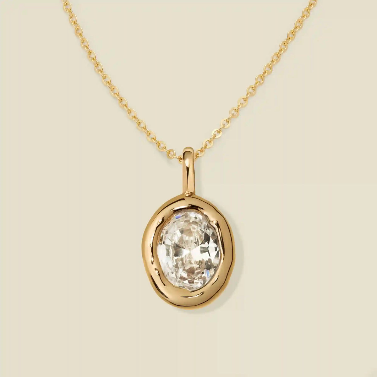 Tova Oval Charm Necklace