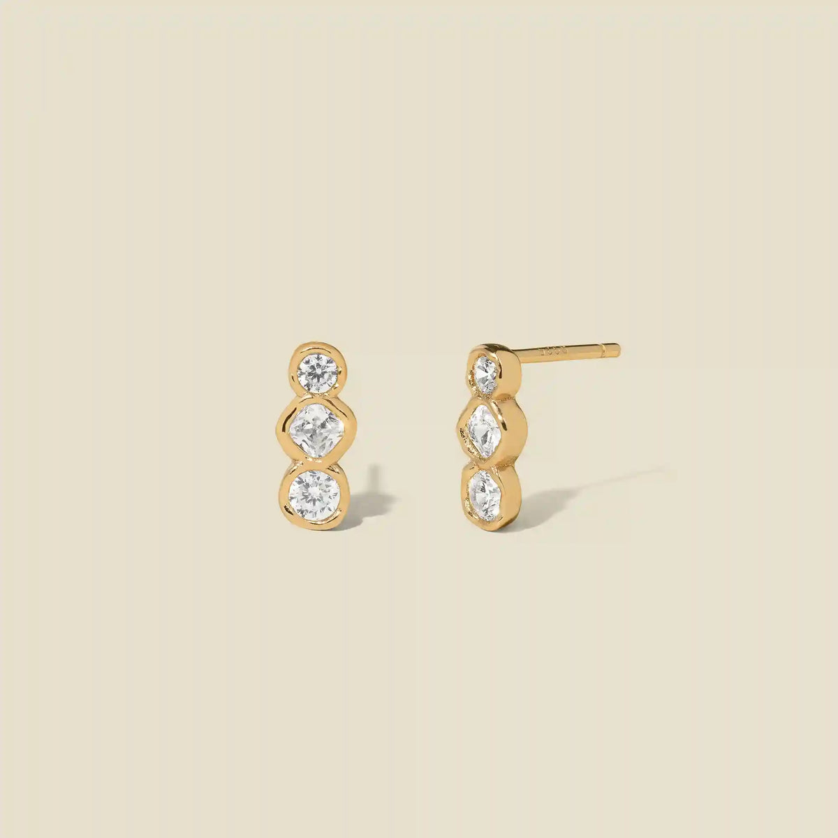 Tova Triple Stud Earrings
