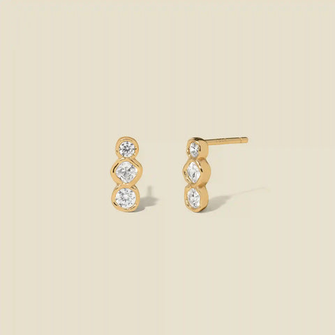 Tova Triple Stud Earrings