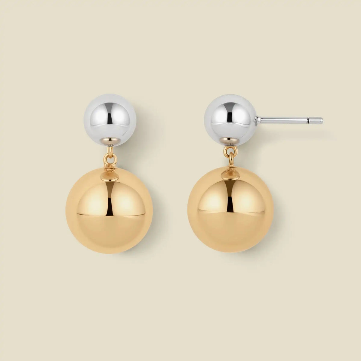 Sol Drop Stud Earrings