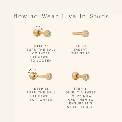 Add-On Earring Ball Backs