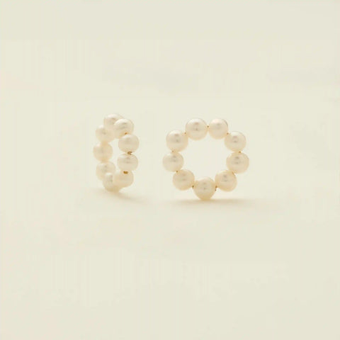 Add-On Pearl Halo Hooplets | Final Sale