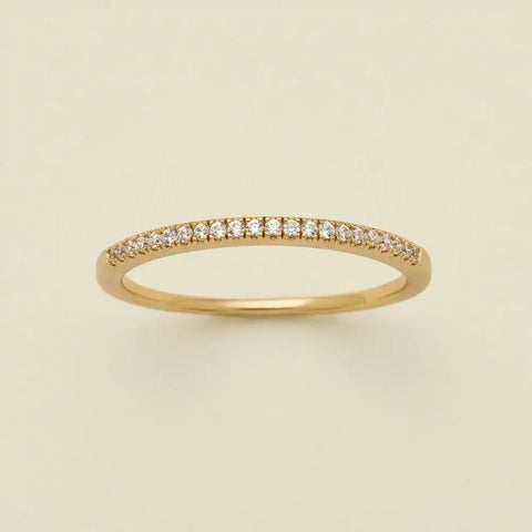 April Birthstone Stacking Ring
