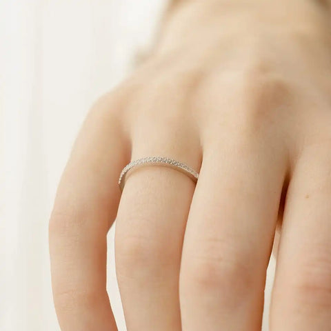 May Birthstone Stacking Ring