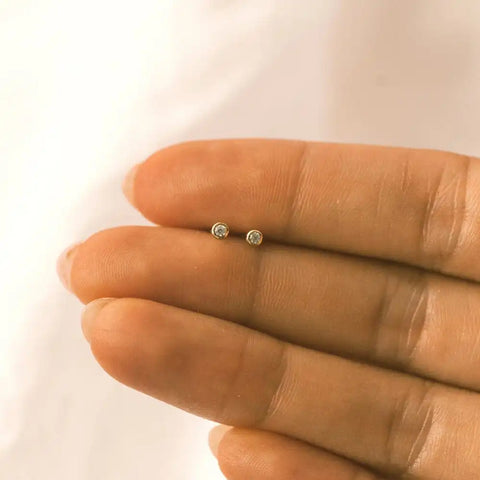 February Birthstone Stud Earrings | Final Sale