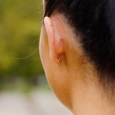 February Birthstone Stud Earrings | Final Sale