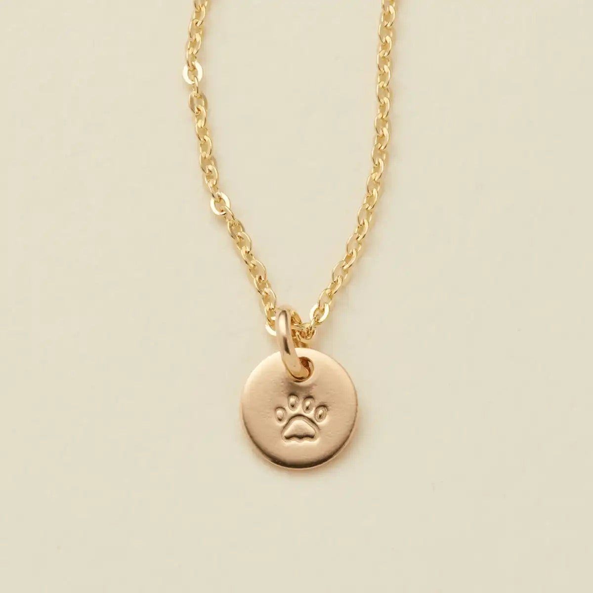 Fur Baby Disc Necklace