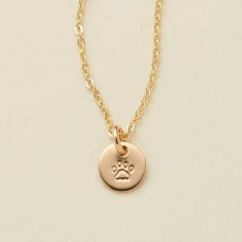 Fur Baby Disc Necklace