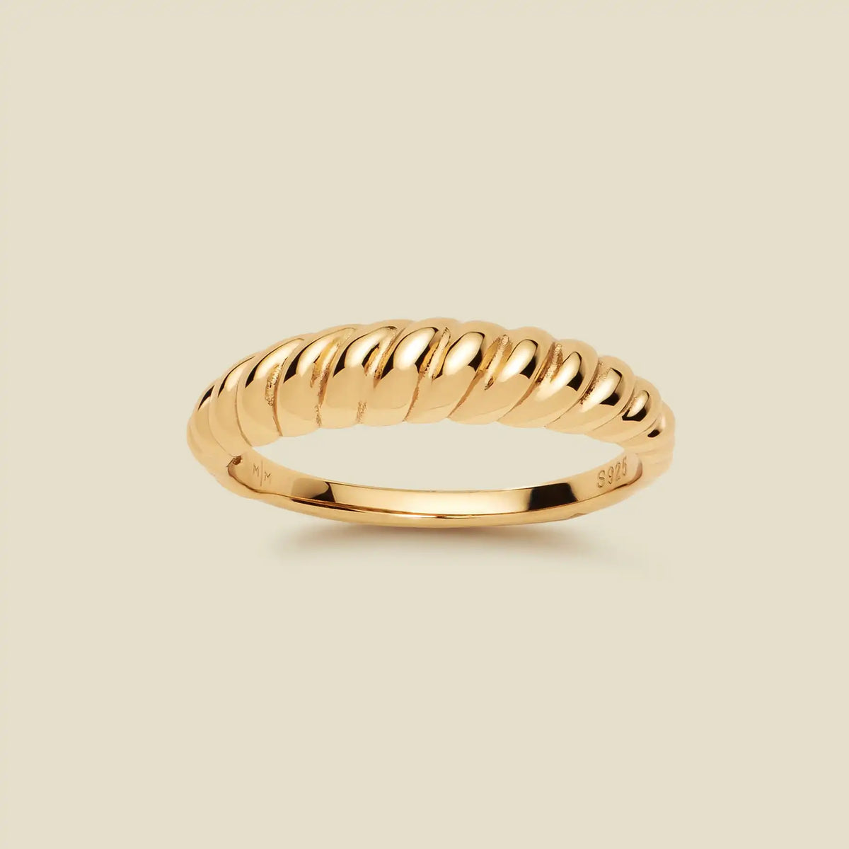 Gloss Croissant Ring | Final Sale