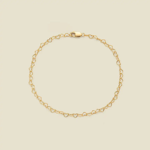 Heart Chain Bracelet