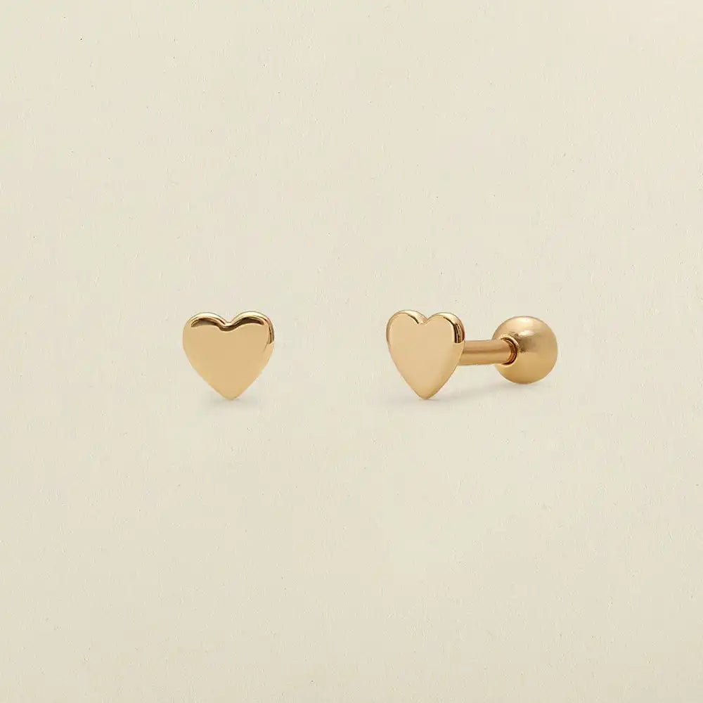 Heart Stud Earrings