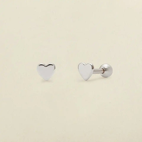 CZ Bezel Stud Earrings