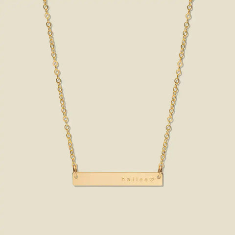 Horizontal Bar Necklace