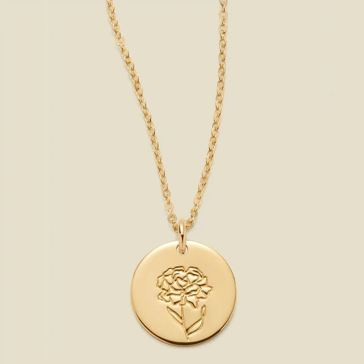 January Birth Flower Necklace