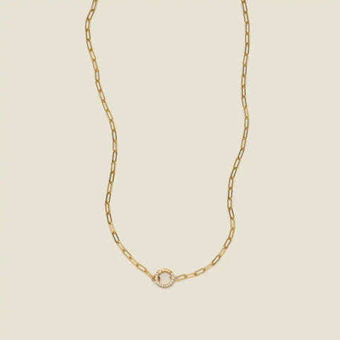 Pearl Strand Charm Necklace | Final Sale