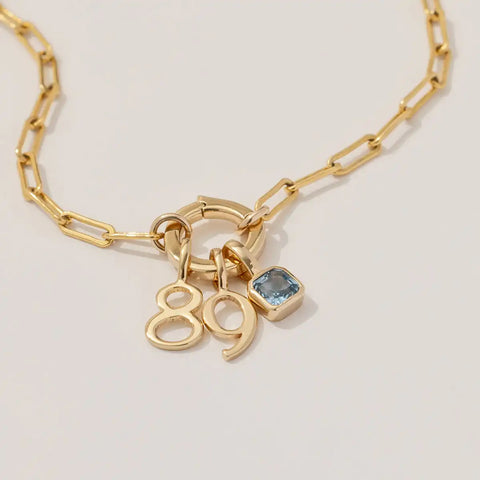 Pearl Strand Charm Necklace | Final Sale