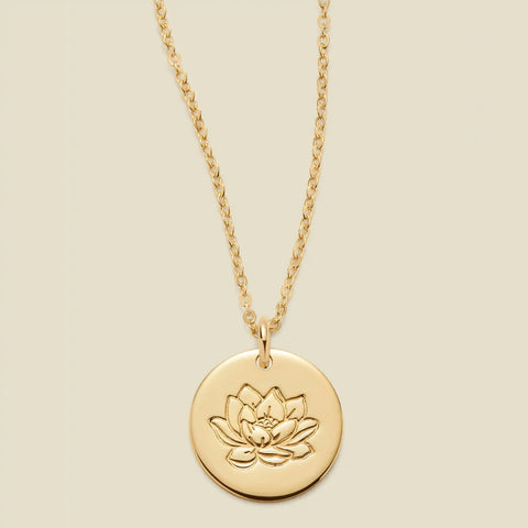 July Birth Flower Necklace