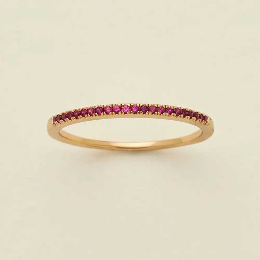 July Birthstone Stacking Ring