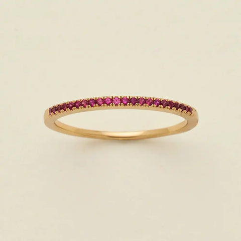 July Birthstone Stacking Ring