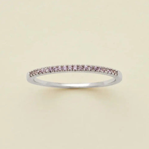 May Birthstone Stacking Ring