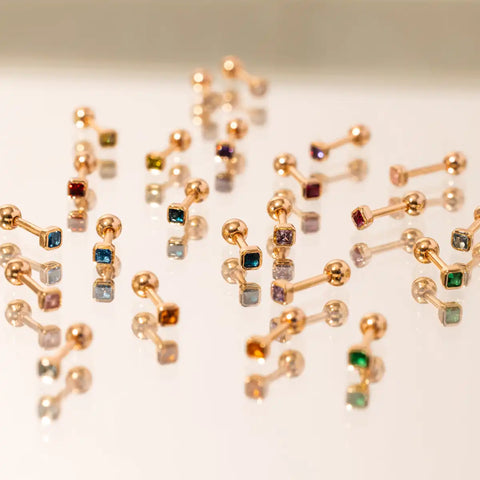 February Birthstone Stud Earrings | Final Sale
