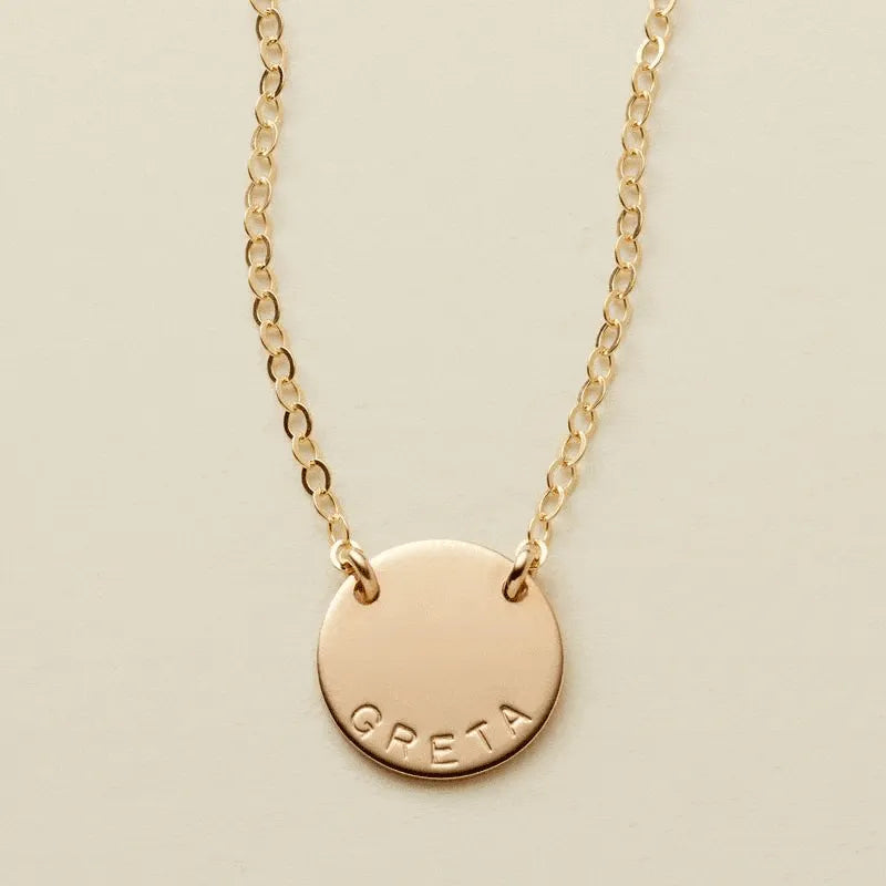 Mini Zola Disc Necklace