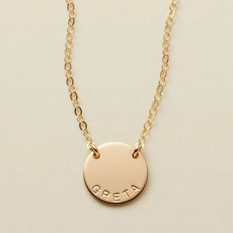 Mini Zola Disc Necklace