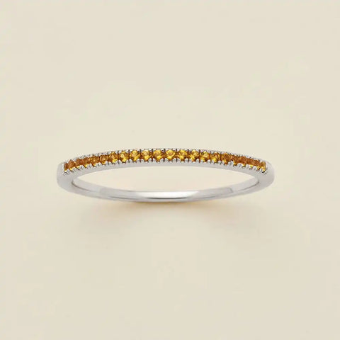 May Birthstone Stacking Ring