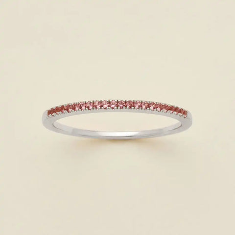 May Birthstone Stacking Ring