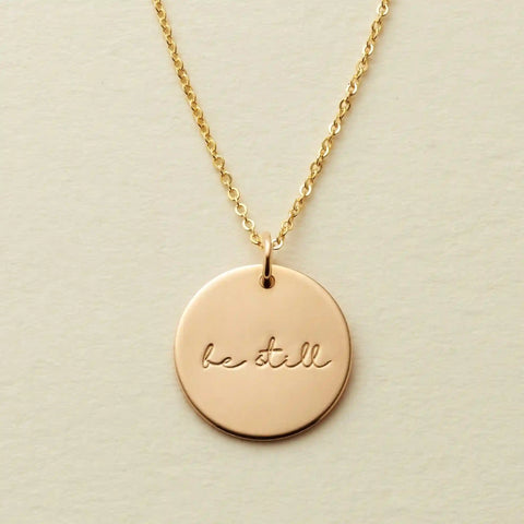 Pause Collection Disc Necklace