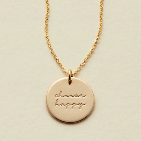 Pause Collection Disc Necklace