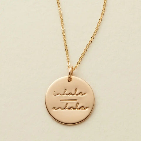 Pause Collection Disc Necklace