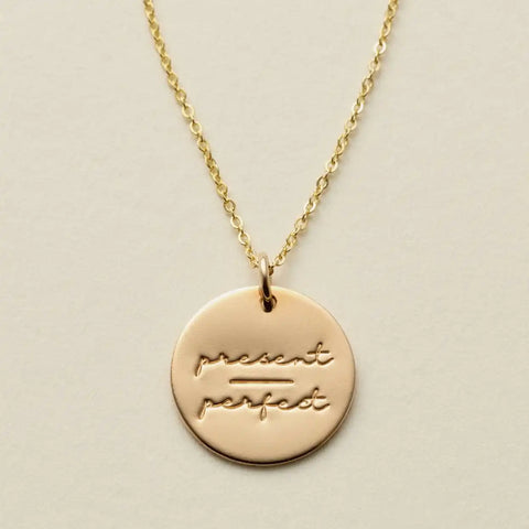 Pause Collection Disc Necklace