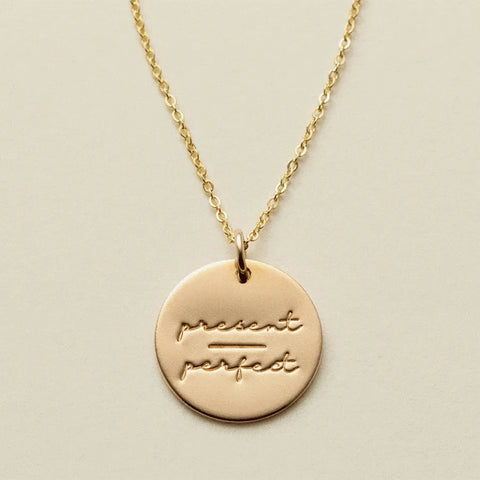 Pause Collection Disc Necklace