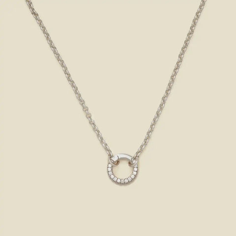 Pearl Strand Charm Necklace | Final Sale