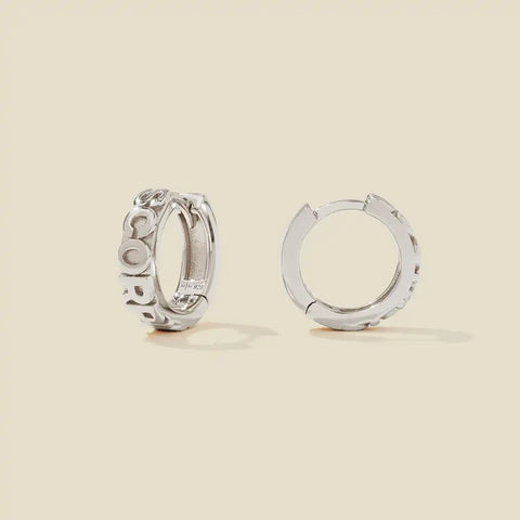 Scorpio Huggie Hoop Earrings | Final Sale