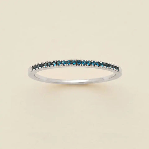May Birthstone Stacking Ring