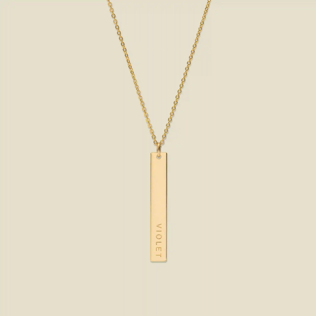 Vertical Bar Necklace