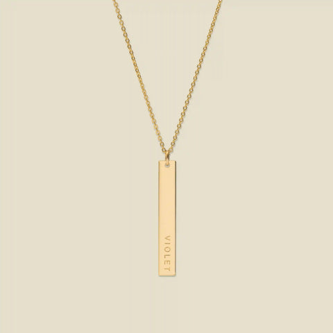 Vertical Bar Necklace
